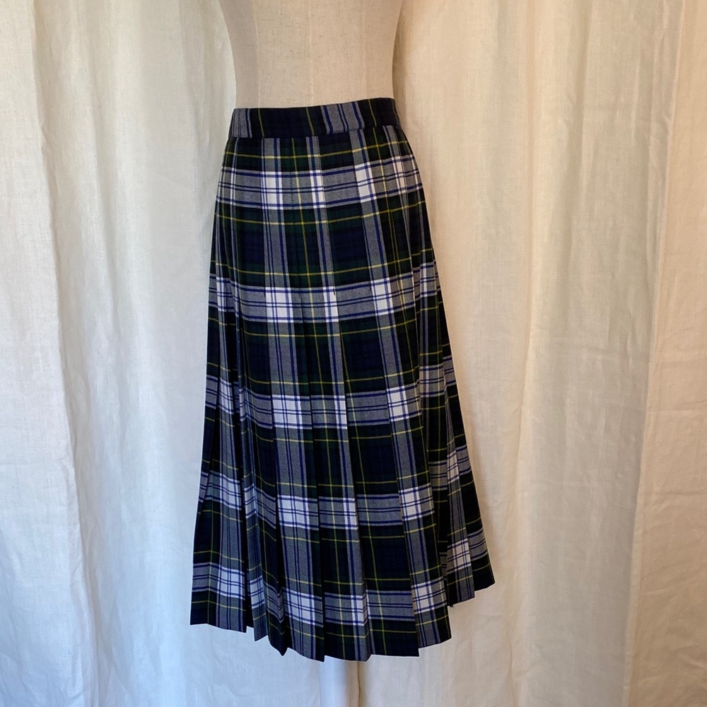 O’Neil of Dublin Gordon Tartan Plaid Wool Skirt